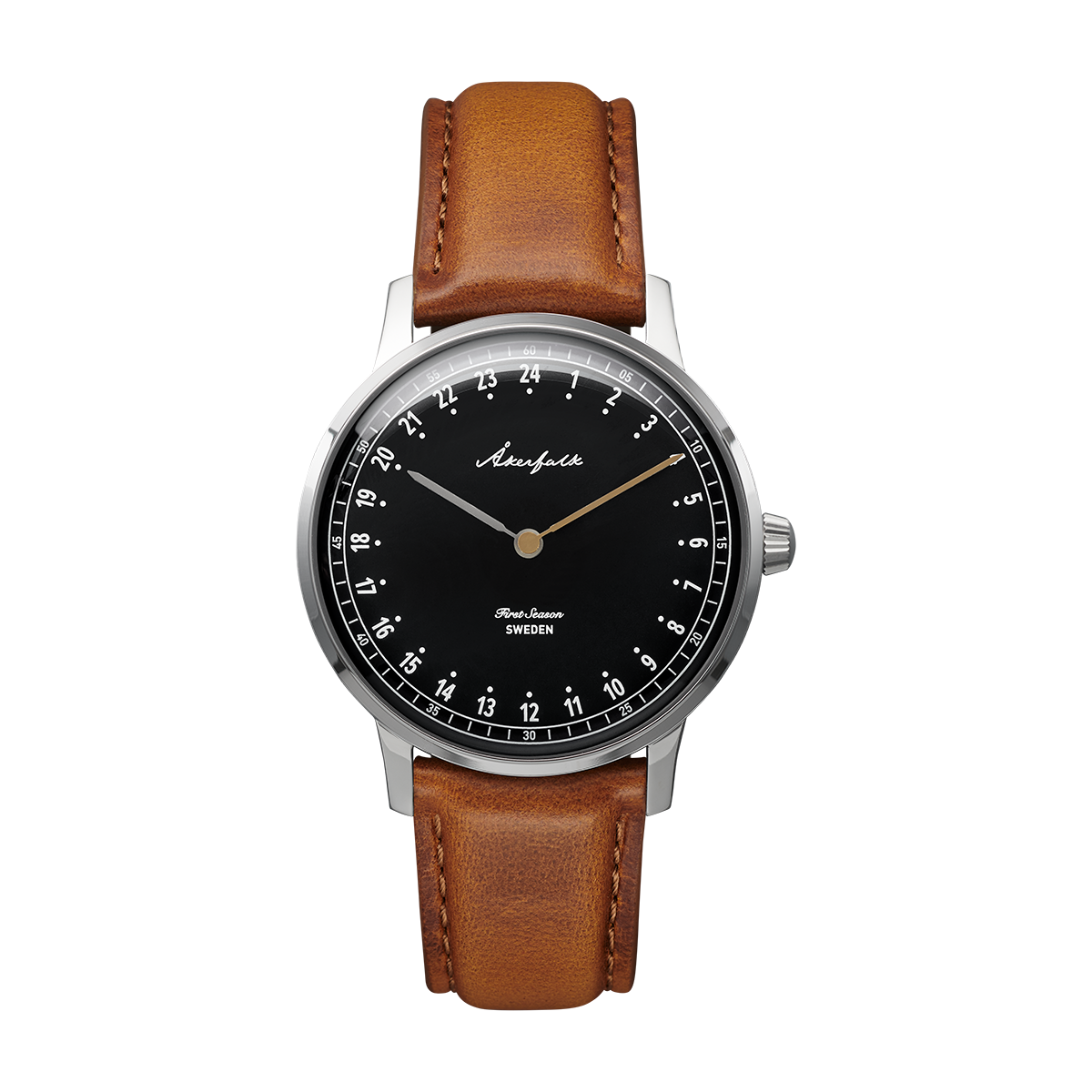 First Season Silver Black with Lt Brown Leather